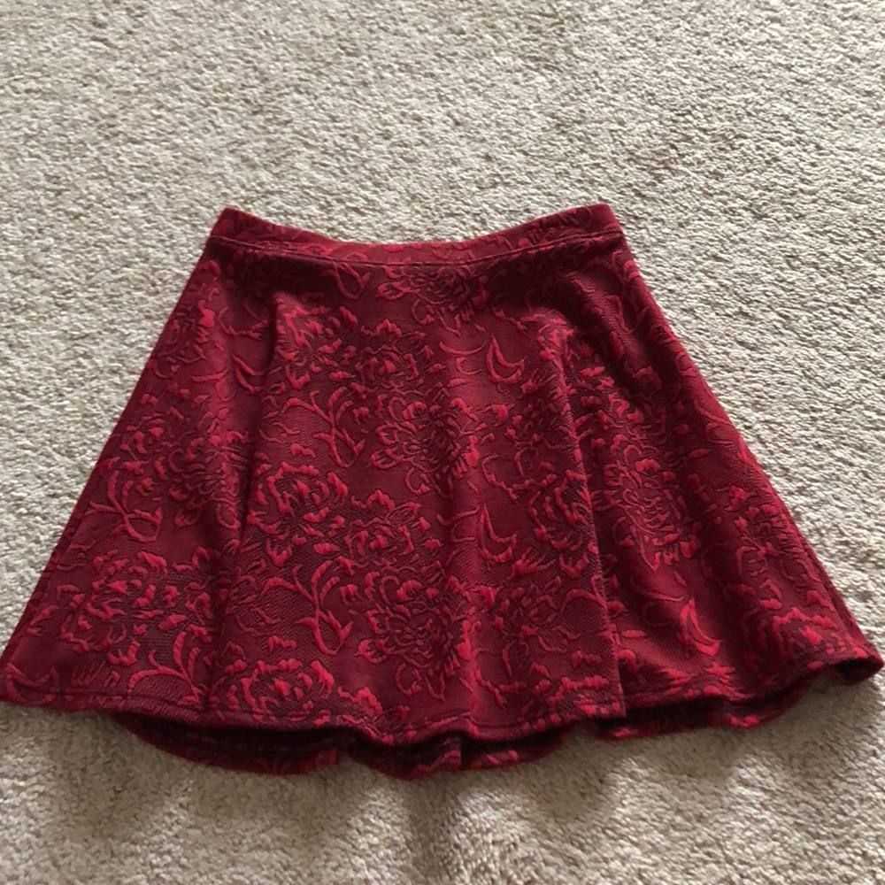 Red skirt